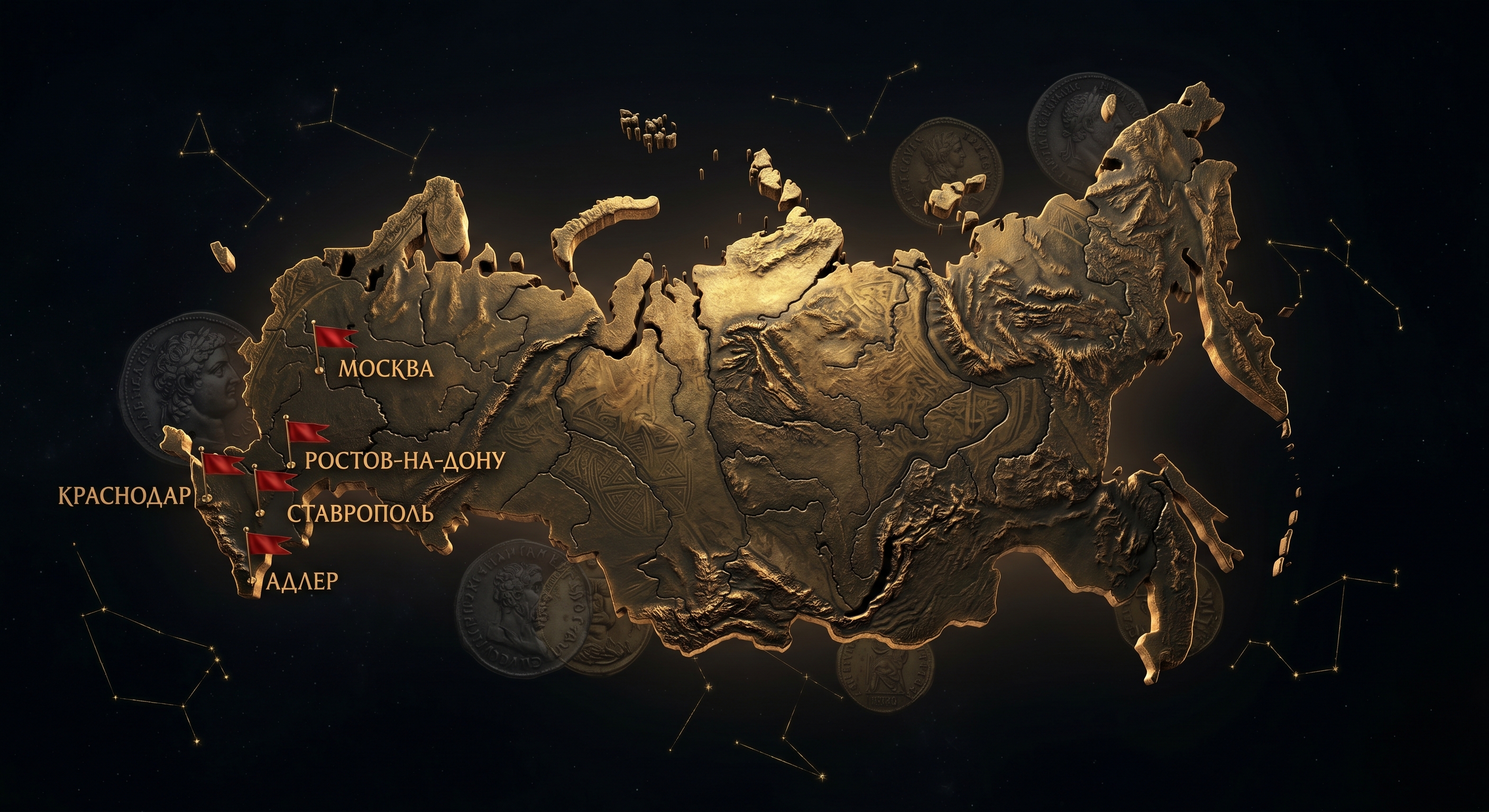 Карта филиалов